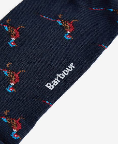 Barbour Mavin Socks — Navy/Pheasant