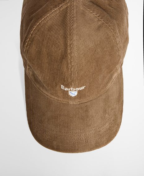 Barbour Bayfield Cord Cap — Beige