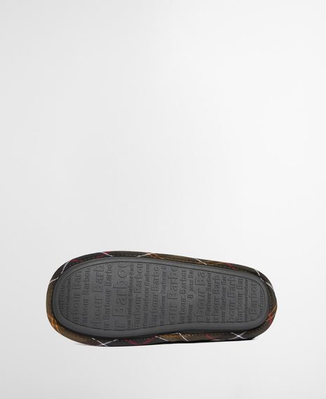 Barbour Hexham Slippers — Navy