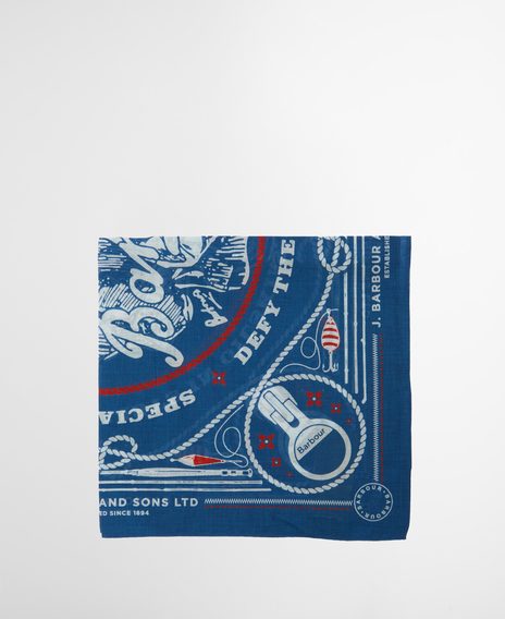 Barbour Heritage Bandana — Sailboat Blue
