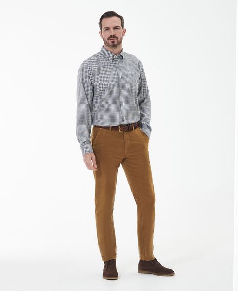 Barbour Henderson Thermo Weave Shirt — Whisper Classic White