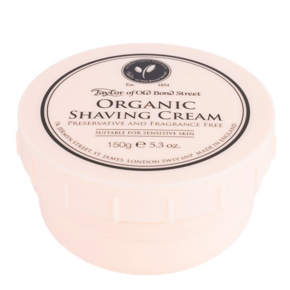 Krema za brijanje Taylor of Old Bond Street - Organic (150 g)