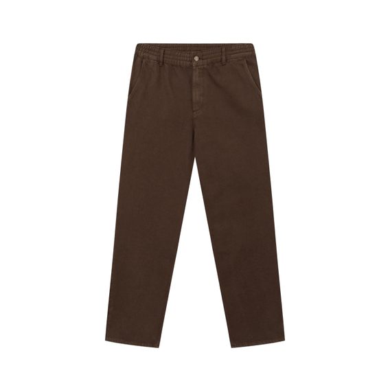 forét Clay Pants — Deep Brown Twill