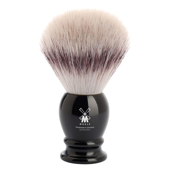 Mühle Classic velika sintetička četka za brijanje (Silvertip Fibre®, crna smola)