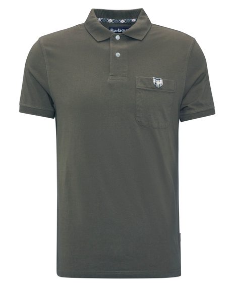 Barbour Tothill Tailored Fit Polo Shirt — Uniform Green