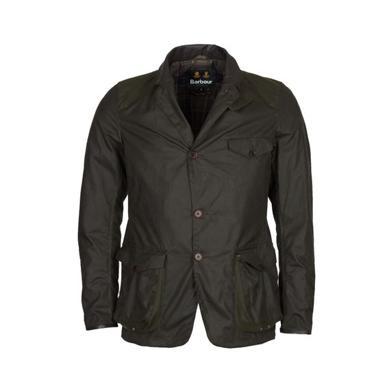 Barbour Beacon Sports Wax Jacket — Olive