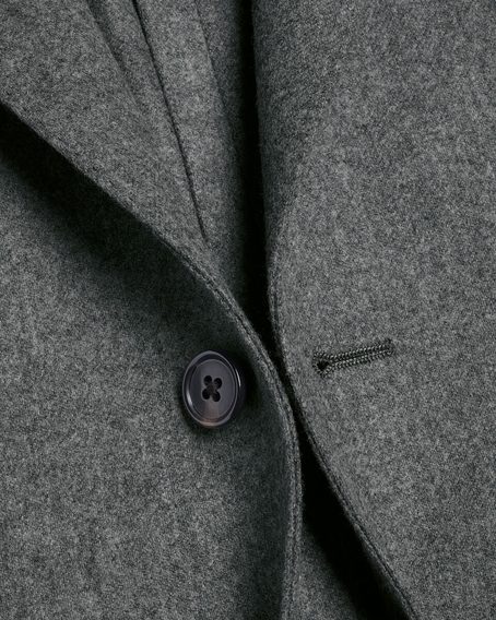 Charles Tyrwhitt Unstructured Wool Twill Jacket — Grey