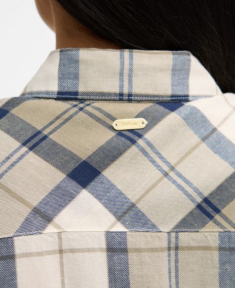 Barbour Fern Midi Dress — Dress Navy Tartan