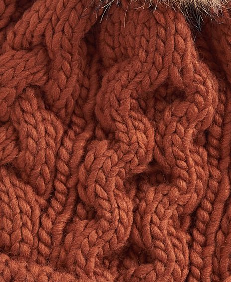 Barbour Penshaw Beanie — Warm Ginger
