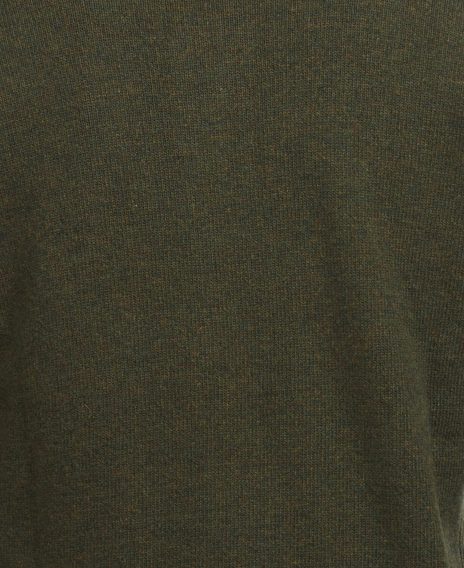 Barbour Holden Half Zip Sweater — Olive Marl