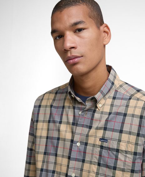 Barbour Wetheram Tailored Long-Sleeved Shirt — Dress Tartan