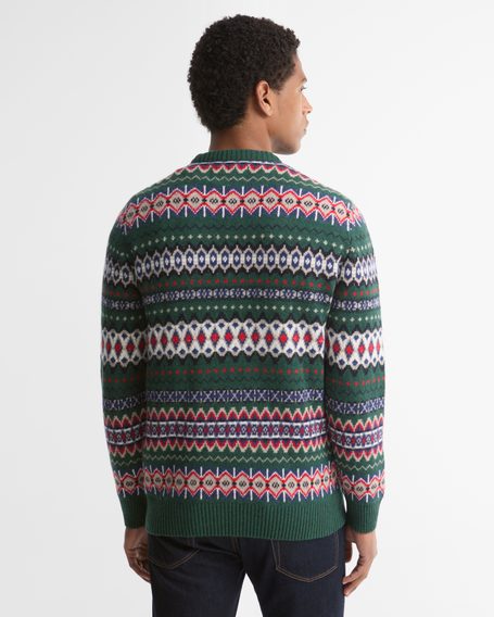 Barbour Case Fair Isle Jumper — Sycamore