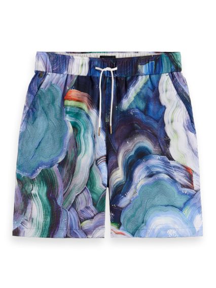 Scotch & Soda — Fave Printed Tencel Bermuda Shorts