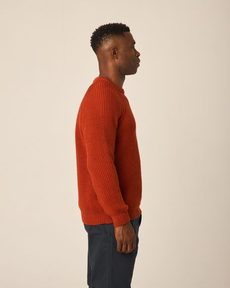Peregrine Ford Crew Jumper — Orange