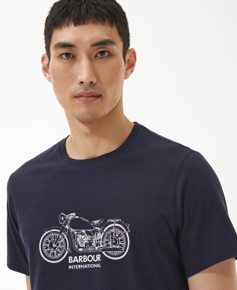 Barbour International Gear T-Shirt — Night Sky