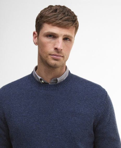Barbour Covent Crew Neck Jumper — Navy Marl
