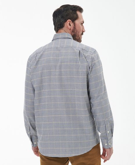 Barbour Henderson Thermo Weave Shirt — Whisper Classic White