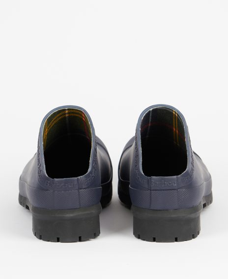 Barbour Quinn Clogs — Navy