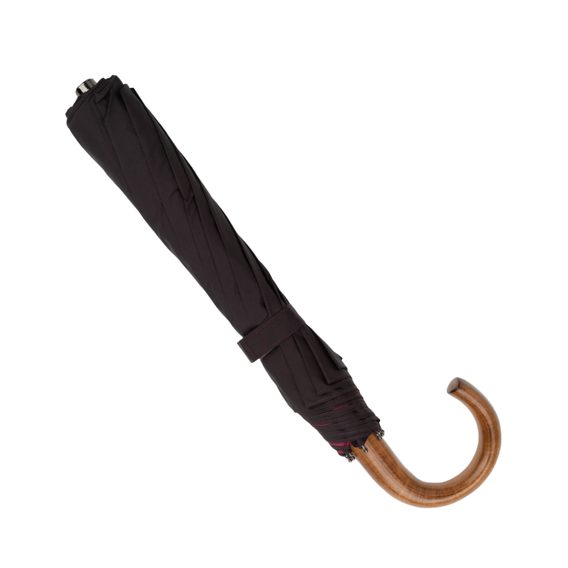 Sklopivi kišobran Fox Umbrellas TEL1 — Black & Wine