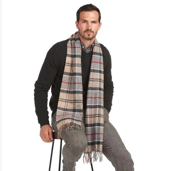 Barbour Yaxley Tartan Scarf — Dress