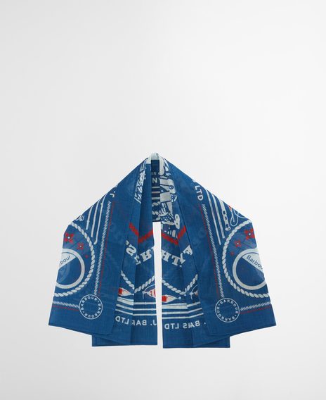 Barbour Heritage Bandana — Sailboat Blue