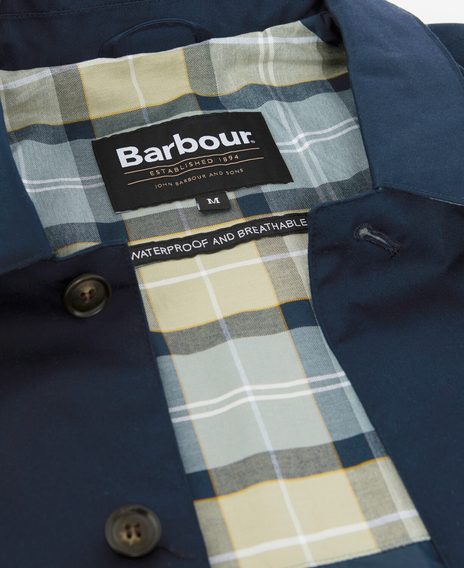 Barbour Short Rokig Waterproof Jacket — Navy