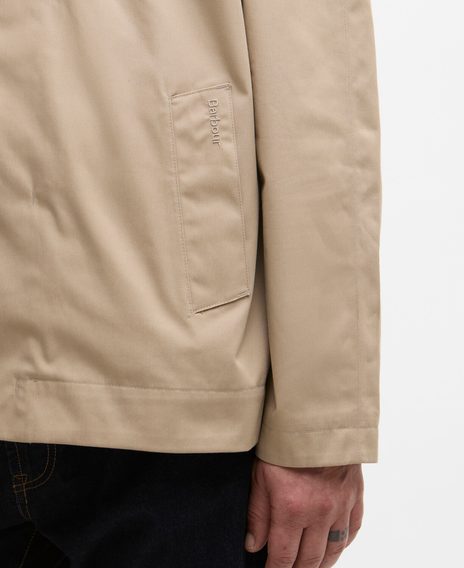Barbour Short Rokig Waterproof Jacket — Washed Stone