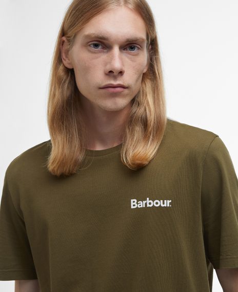 Barbour Homelane Relaxed Fit T-Shirt — Light Sage