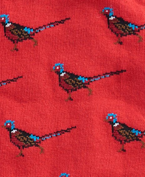 Barbour Mavin Socks — Red/Pheasant