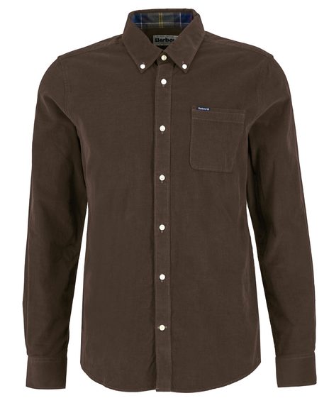 Barbour Ramsey Tailored Shirt — Brown