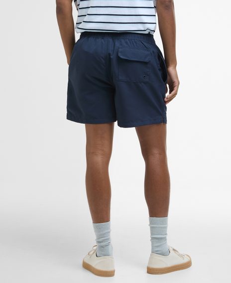 Barbour Staple Logo 7″ Swim Shorts — Navy