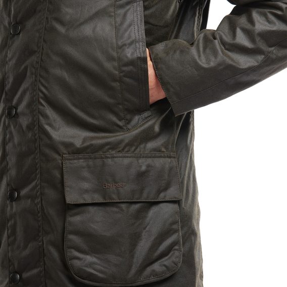 Barbour Bristol Wax Jacket — Olive