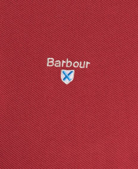 Barbour Sports Polo Shirt — Ruby