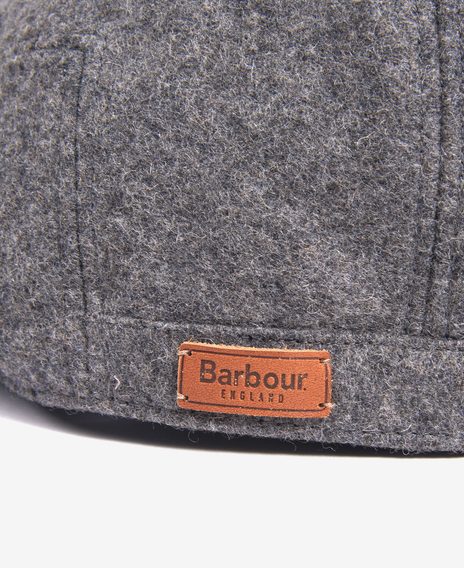 Barbour Redshaw Flat Cap — Classic Grey