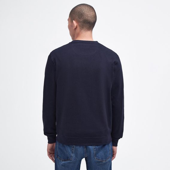 Barbour Ridsdale Crew-Neck Sweatshirt — Navy