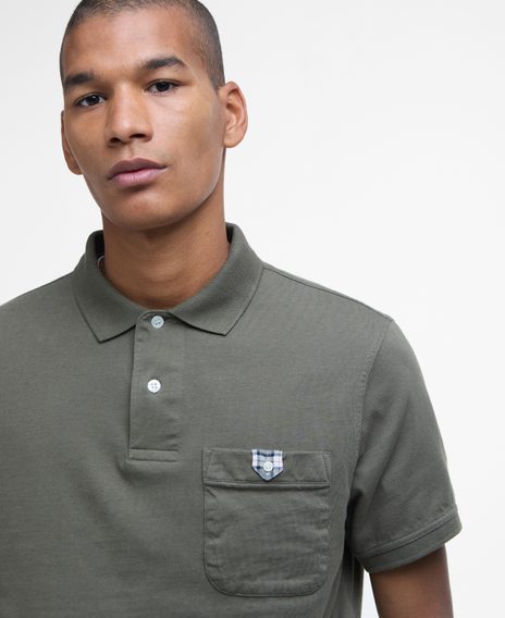 Barbour Tothill Tailored Fit Polo Shirt — Uniform Green