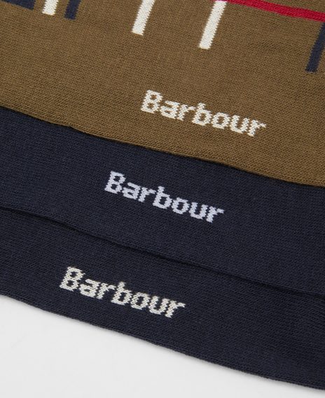 Barbour Tartan Socks Gift Box — Classic Tartan