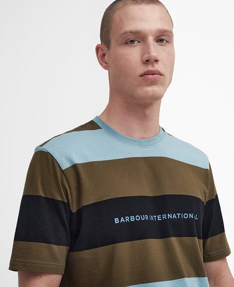 Barbour International Motor Hoop T-Shirt