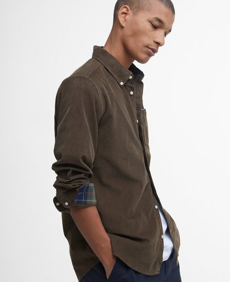 Barbour Ramsey Tailored Shirt — Brown