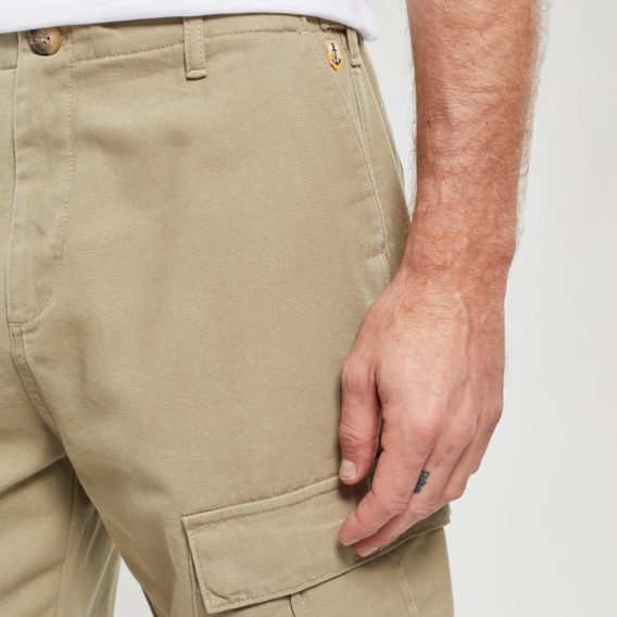 Armor Lux Héritage Cargo Shorts — Pale Olive