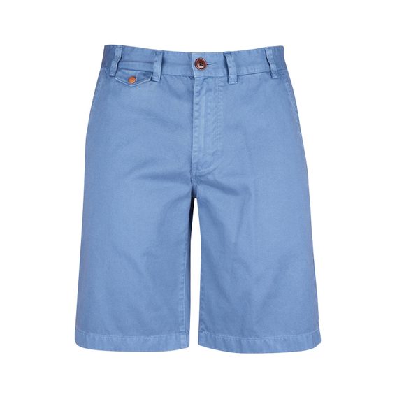 Jednobojne kratke hlače Barbour Neuston Twill Shorts - Force Blue