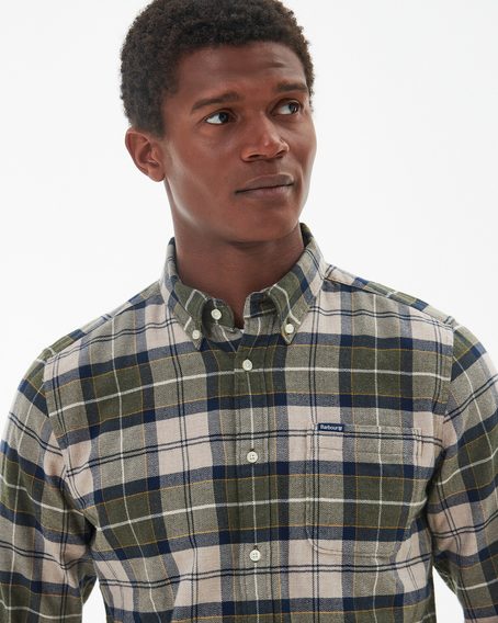 Barbour Kyeloch Tailored Shirt — Forest Mist