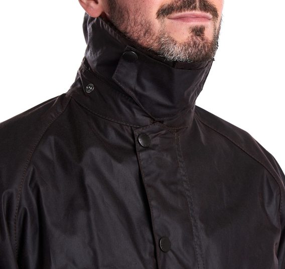 Voštana jakna Barbour Bedale – tamnosmeđa