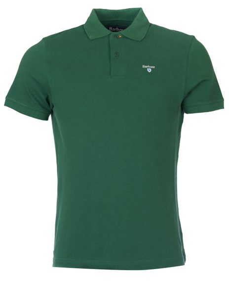 Barbour Sports Polo Shirt — Forest Green