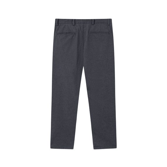 KnowledgeCotton Apparel Chuck Regular Flannel Chino Pants — Gray Pinstripe