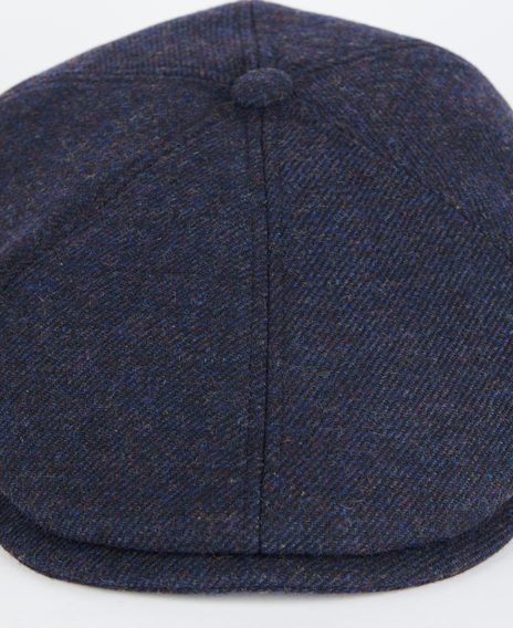 Barbour Claymore Bakerboy Hat — Navy