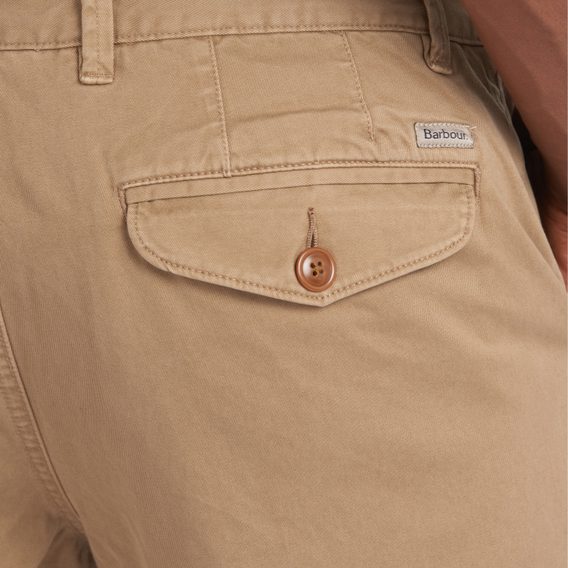 Klasične chinos hlače Barbour Neuston Twill - Stone