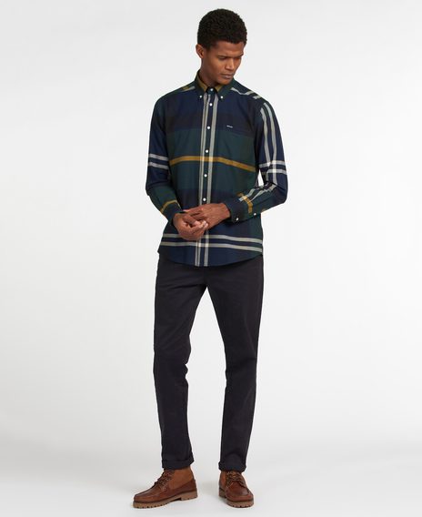 Barbour Dunoon Tailored Shirt — Seaweed Tartan