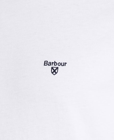 Barbour Essential T-Shirt Sports — White