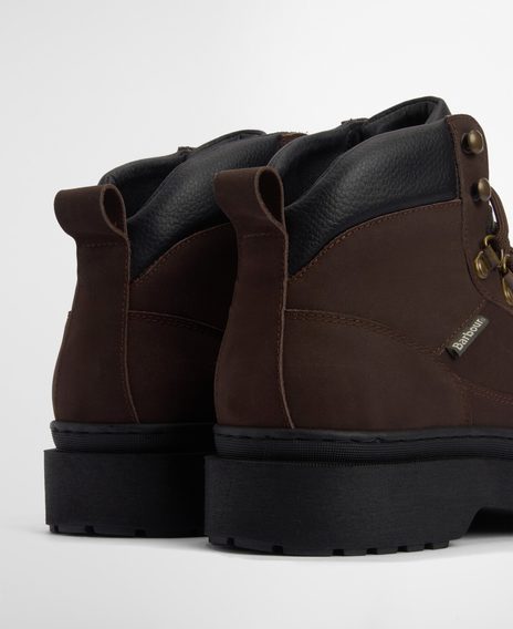 Barbour Sidwood Hiking Boots — Brown Nubuck